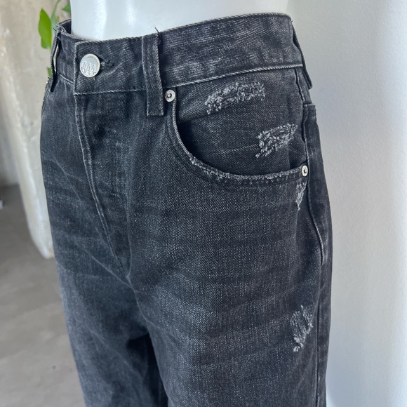 ZGY DISTRESSED FADED HIGH RISE JEANS - Picture 3 of 8